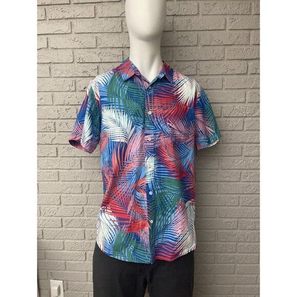 Pacsun Hawaiian Short Sleeve Shirt Size L NWT - Picture 1 of 7